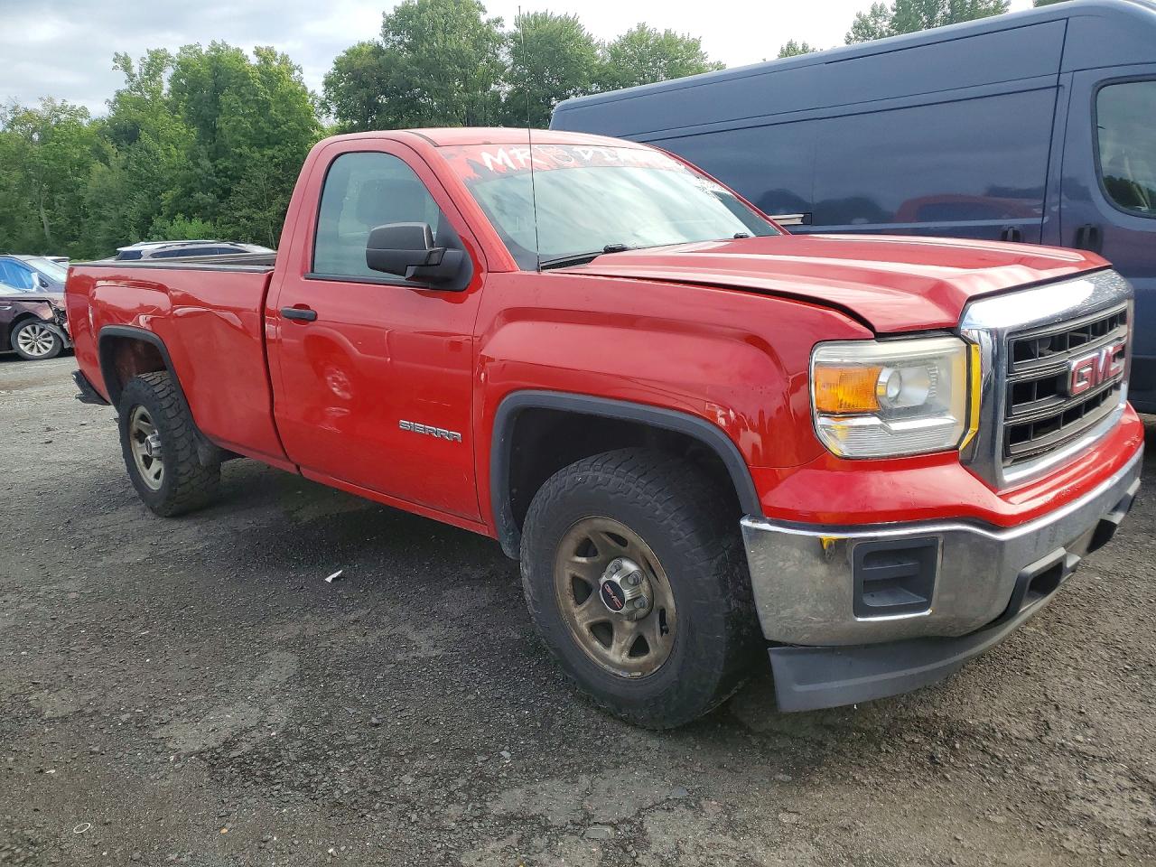 2014 Gmc Sierra C1500 Red vin: 1GTN1TEH1EZ212671