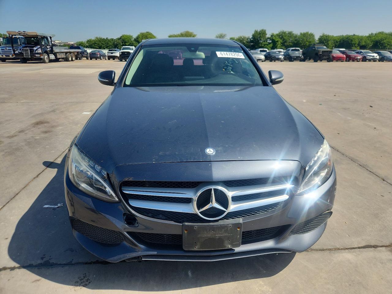 2015 Mercedes-benz C 300 Gray vin: 55SWF4JB0FU045285