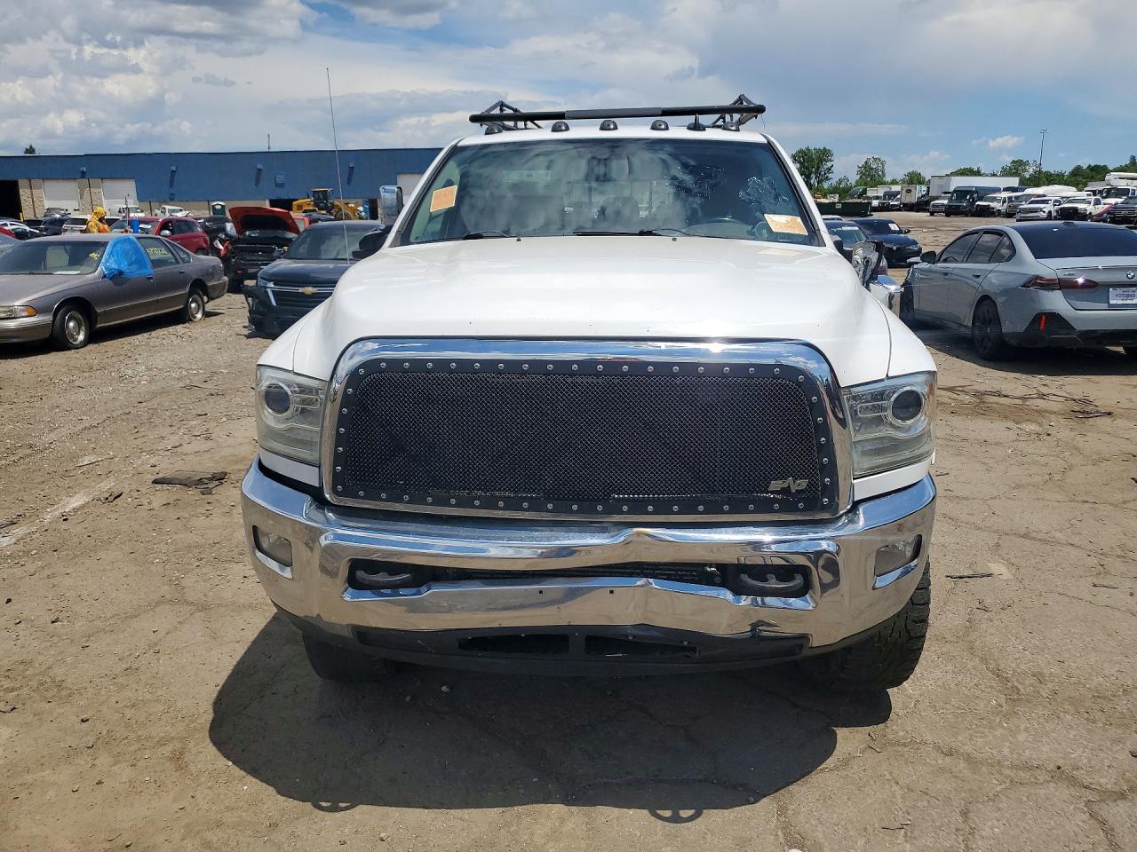 2013 Ram 2500 Longhorn White vin: 3C6UR5PL1DG533746