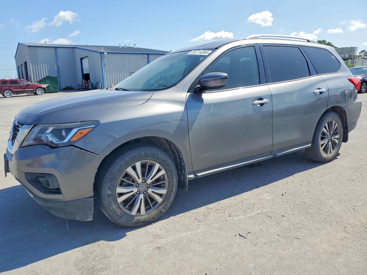2020 Nissan Pathfinder S Gray vin: 5N1DR2ANXLC577288