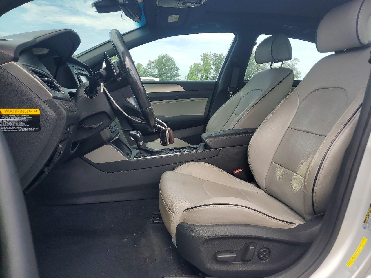 2015 Hyundai Sonata Limited 2.0t Серебряный vin: 5NPE34ABXFH116645