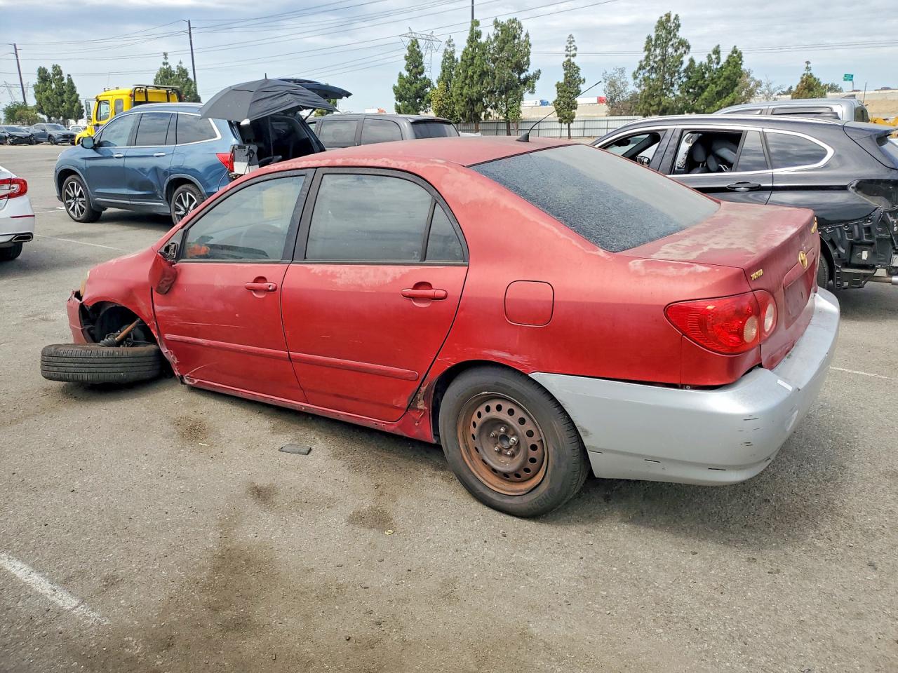 2006 Toyota Corolla S Red vin: 1NXBR32E96Z663802