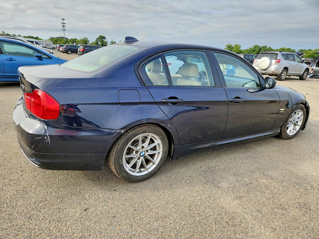 2010 Bmw 328 Xi Sulev Blue vin: WBAPK5C58AA653634