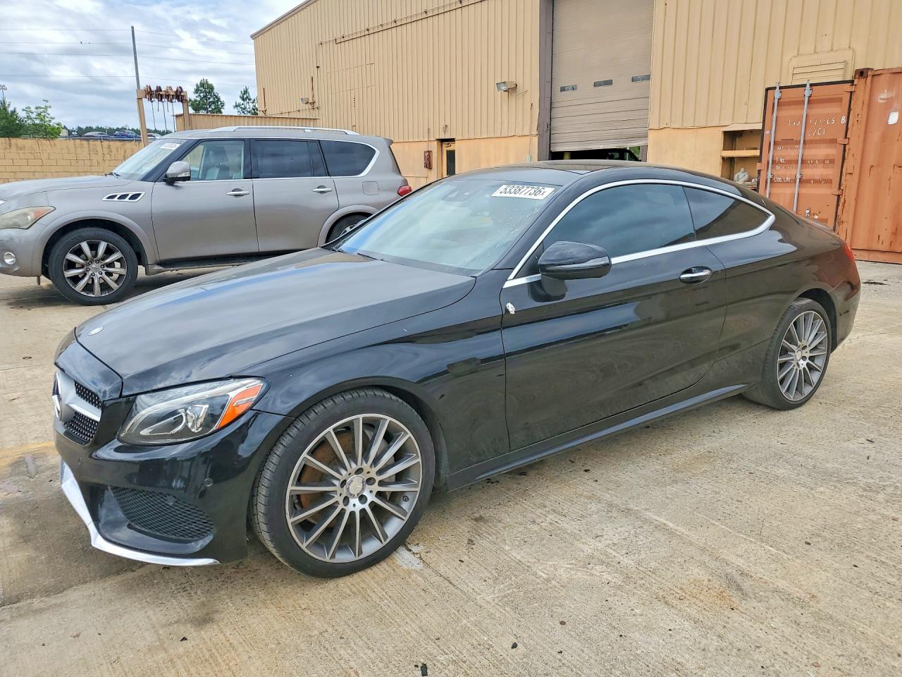 2017 Mercedes-benz C 300 Черный vin: WDDWJ4JB2HF360545