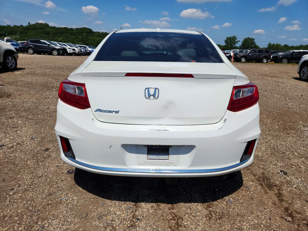 2013 Honda Accord Exl White vin: 1HGCT1B85DA006262