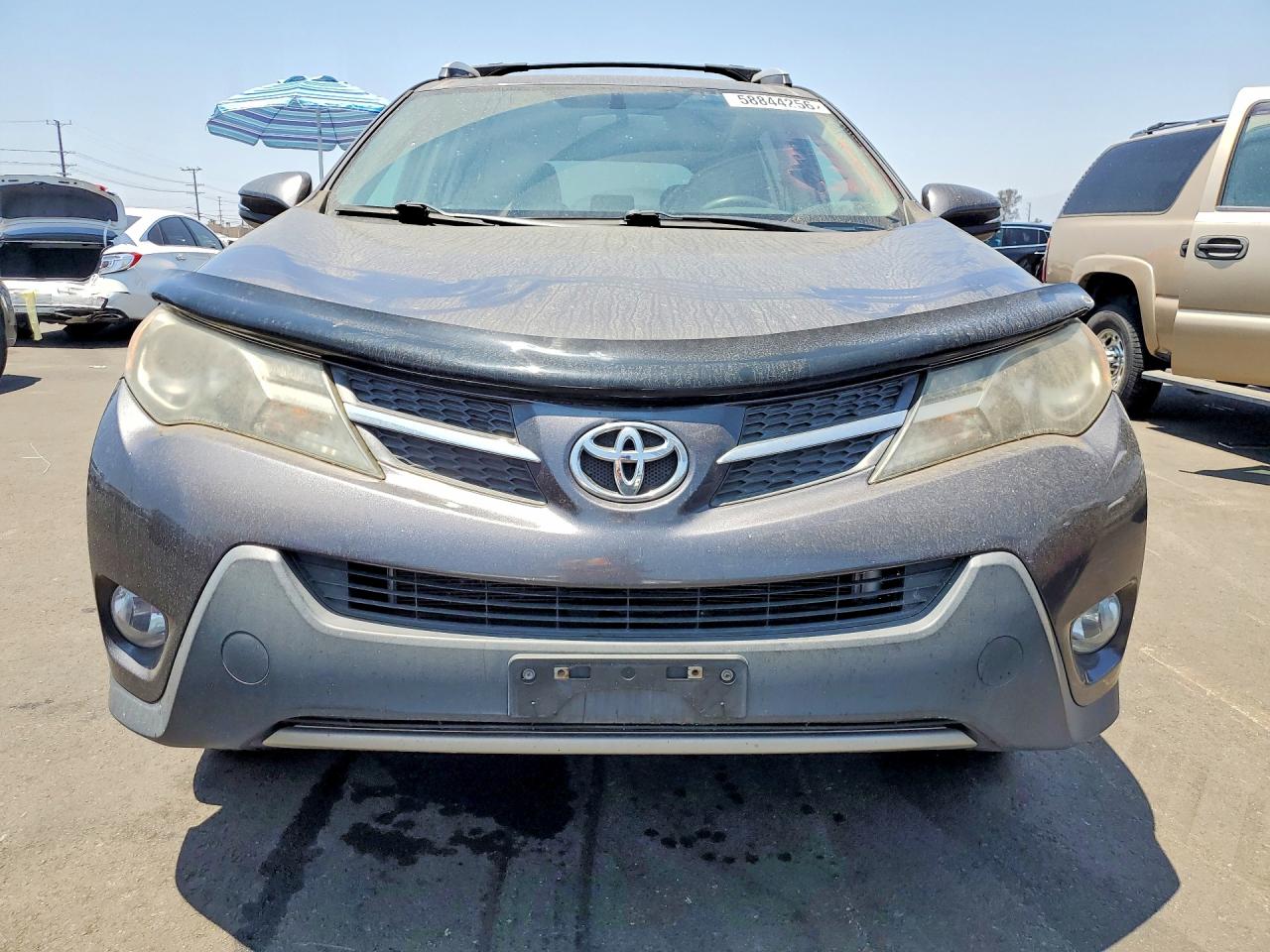 2013 Toyota Rav4 Xle Gray vin: 2T3RFREV2DW124710