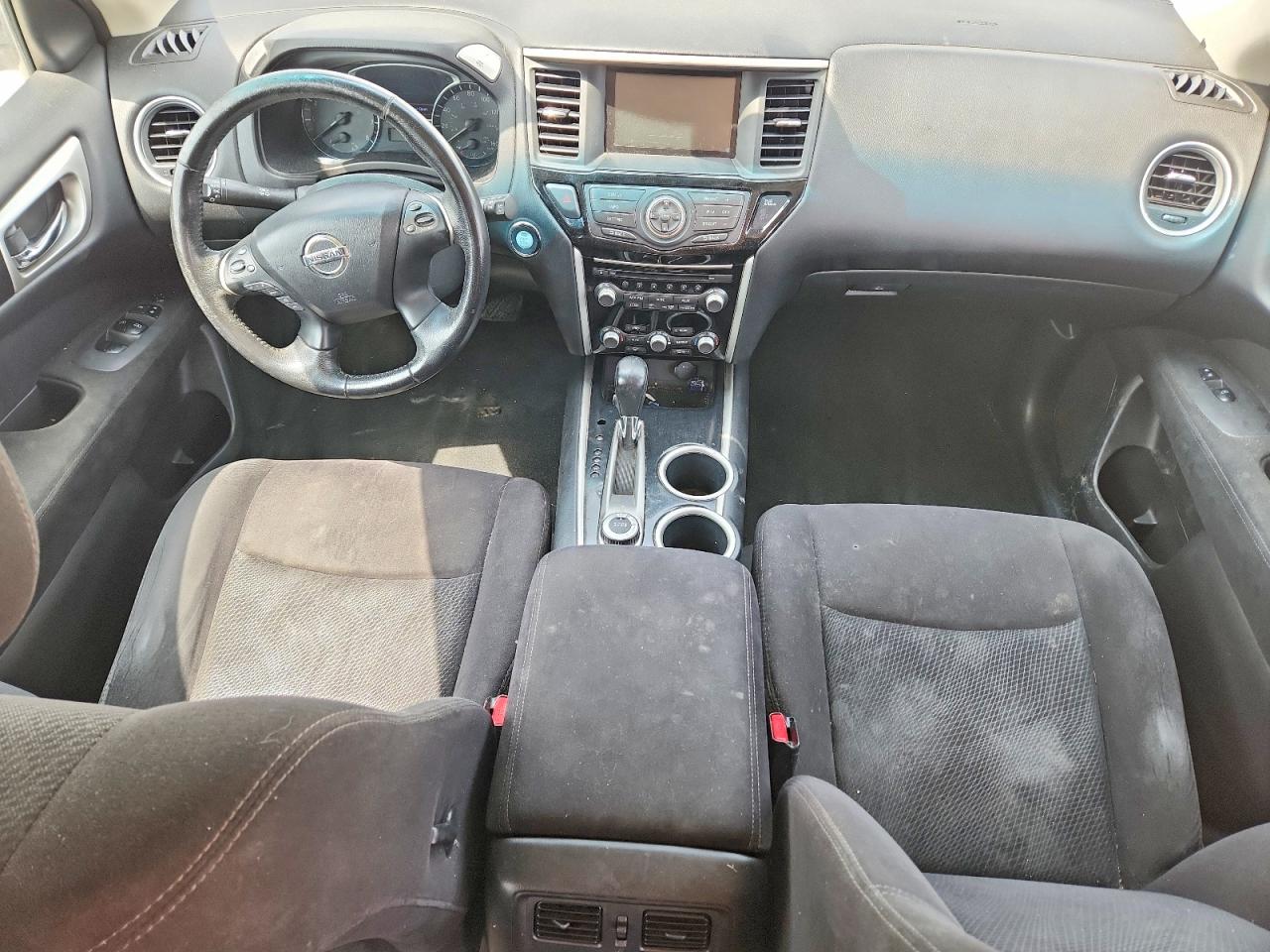2013 Nissan Pathfinder S White vin: 5N1AR2MM8DC688865
