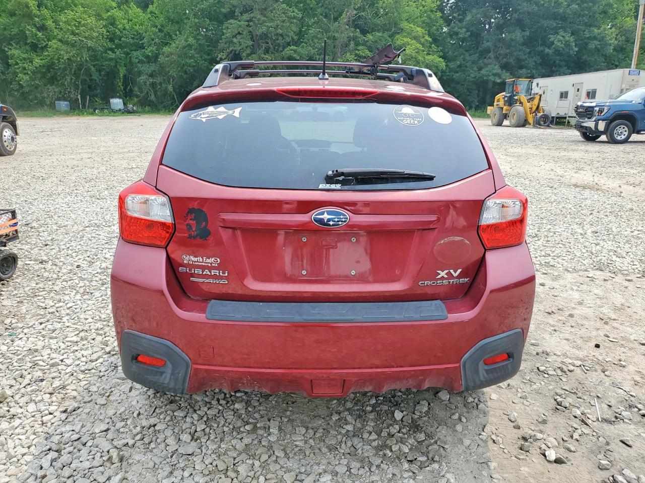 2014 Subaru Xv Crosstrek 2.0 Premium Red vin: JF2GPACC3E9337966