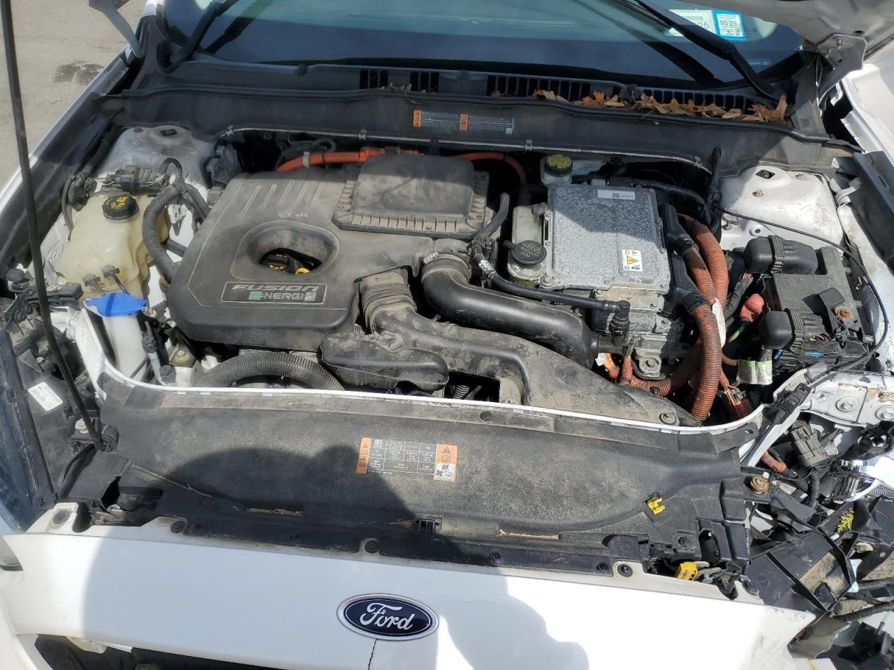 2014 Ford Fusion Titanium Phev Белый vin: 3FA6P0SU4ER382696