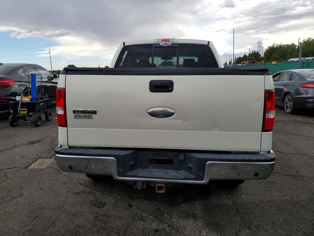 2007 Ford F150 Supercrew White vin: 1FTPW14V17FB16601