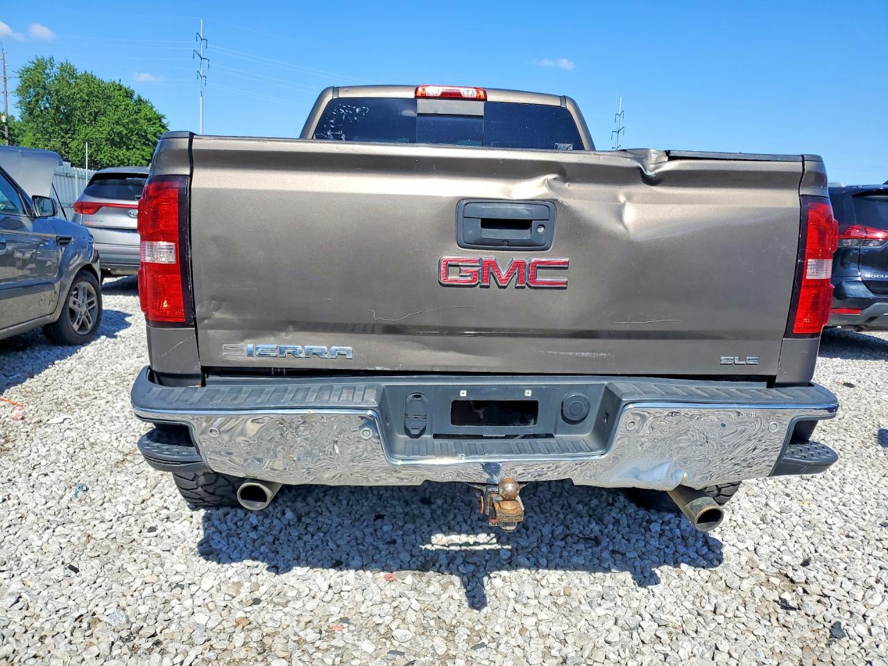 2014 Gmc Sierra K1500 Sle Brown vin: 1GTV2UEC0EZ152020
