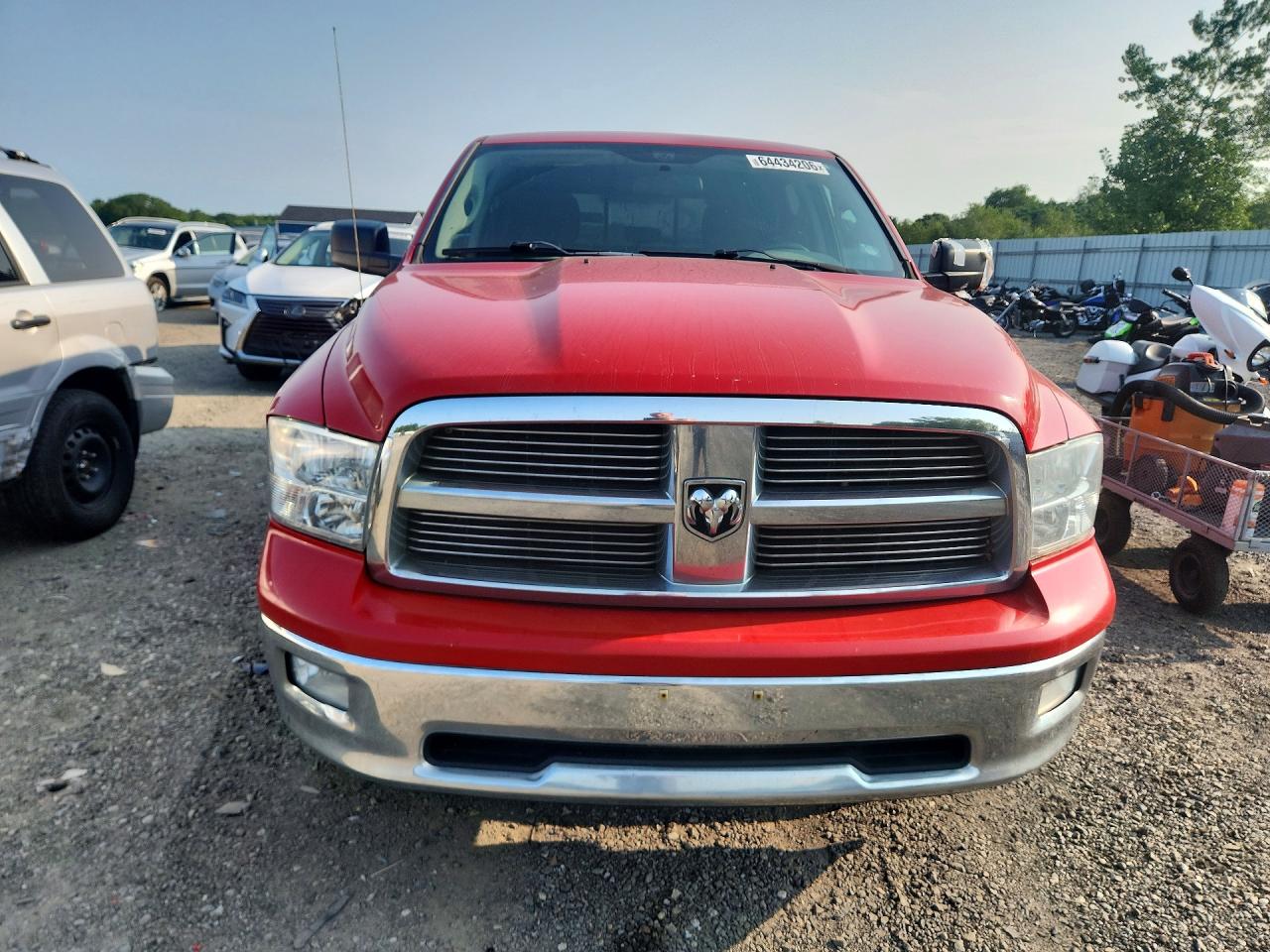2012 Dodge Ram 1500 Slt Red vin: 1C6RD7LT9CS184283