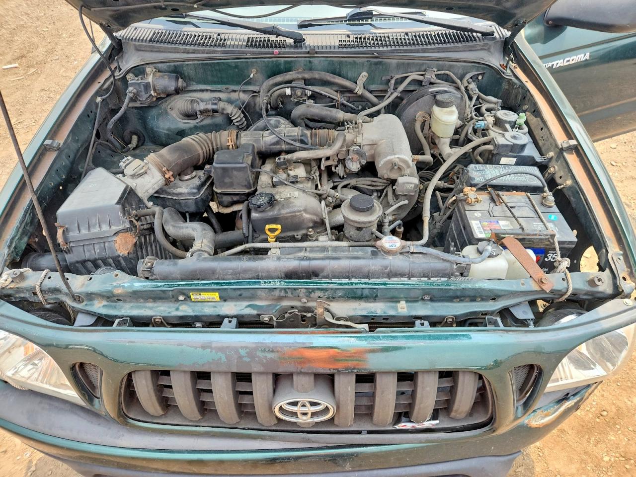2001 Toyota Tacoma Base Green vin: 5TENL42N91Z879352