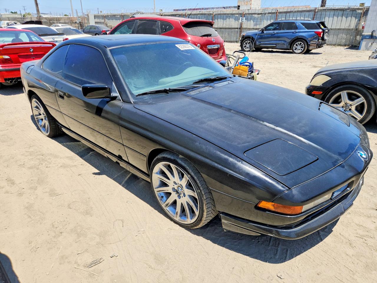 1991 Bmw 850 I Black vin: WBAEG1319MCB42394