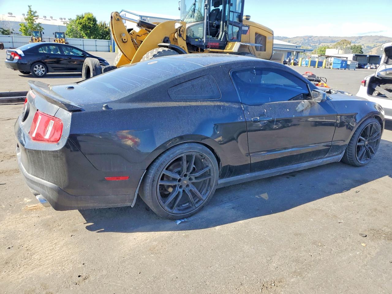 2011 Ford Mustang Black vin: 1ZVBP8AM8B5154902