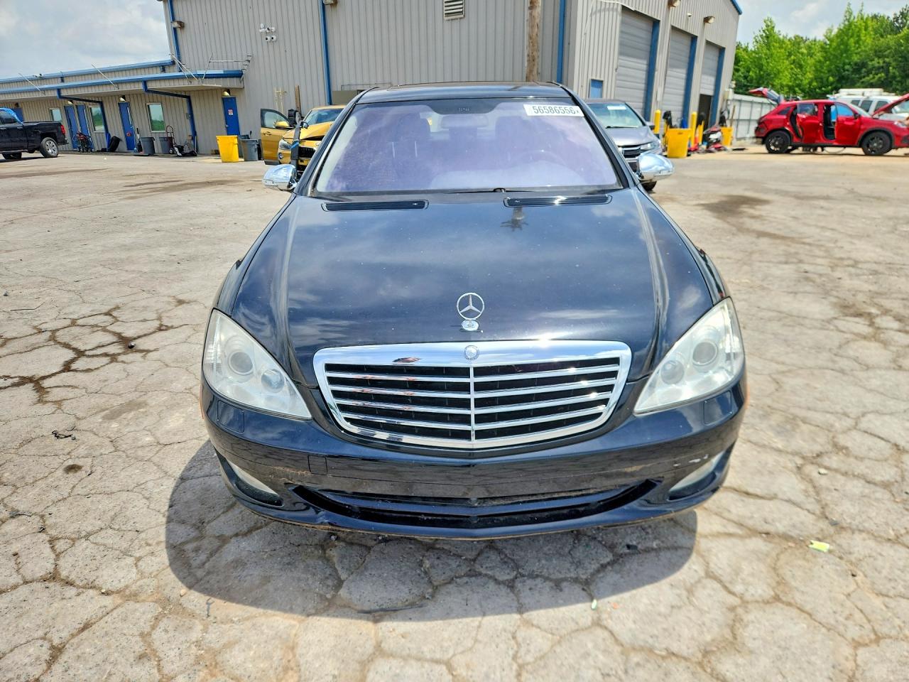 2007 Mercedes-benz S 550 Black vin: WDDNG71XX7A058083