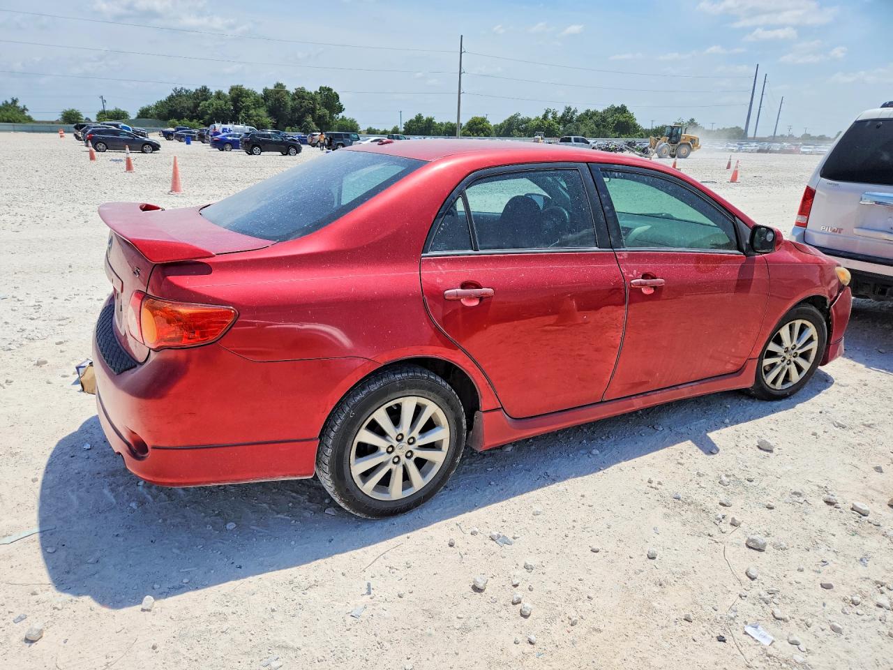 2010 Toyota Corolla S Red vin: 2T1BU4EE2AC462950