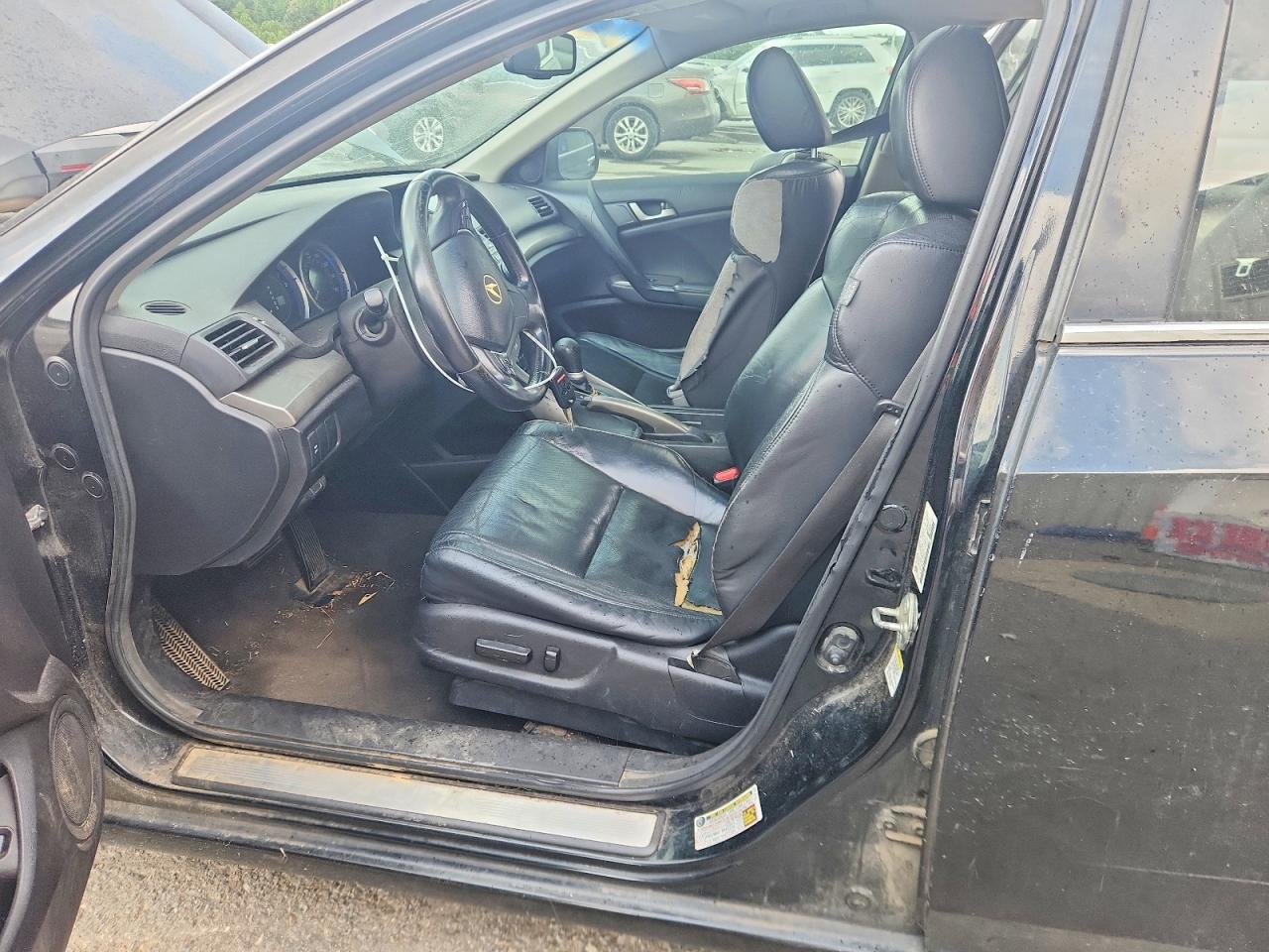 2010 Acura Tsx Черный vin: JH4CU2F60AC040554