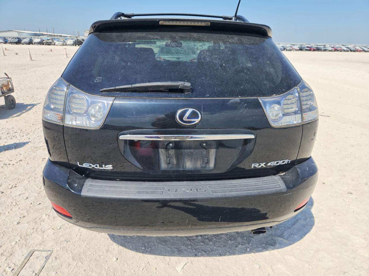 2008 Lexus Rx 400h Black vin: JTJGW31U582008589