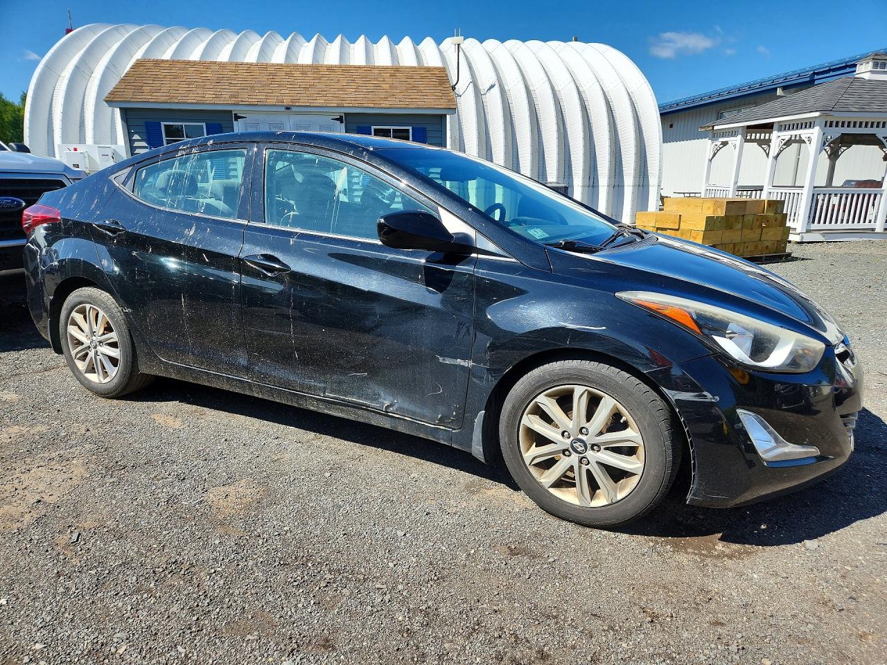 2015 Hyundai Elantra Se Black vin: 5NPDH4AEXFH595057