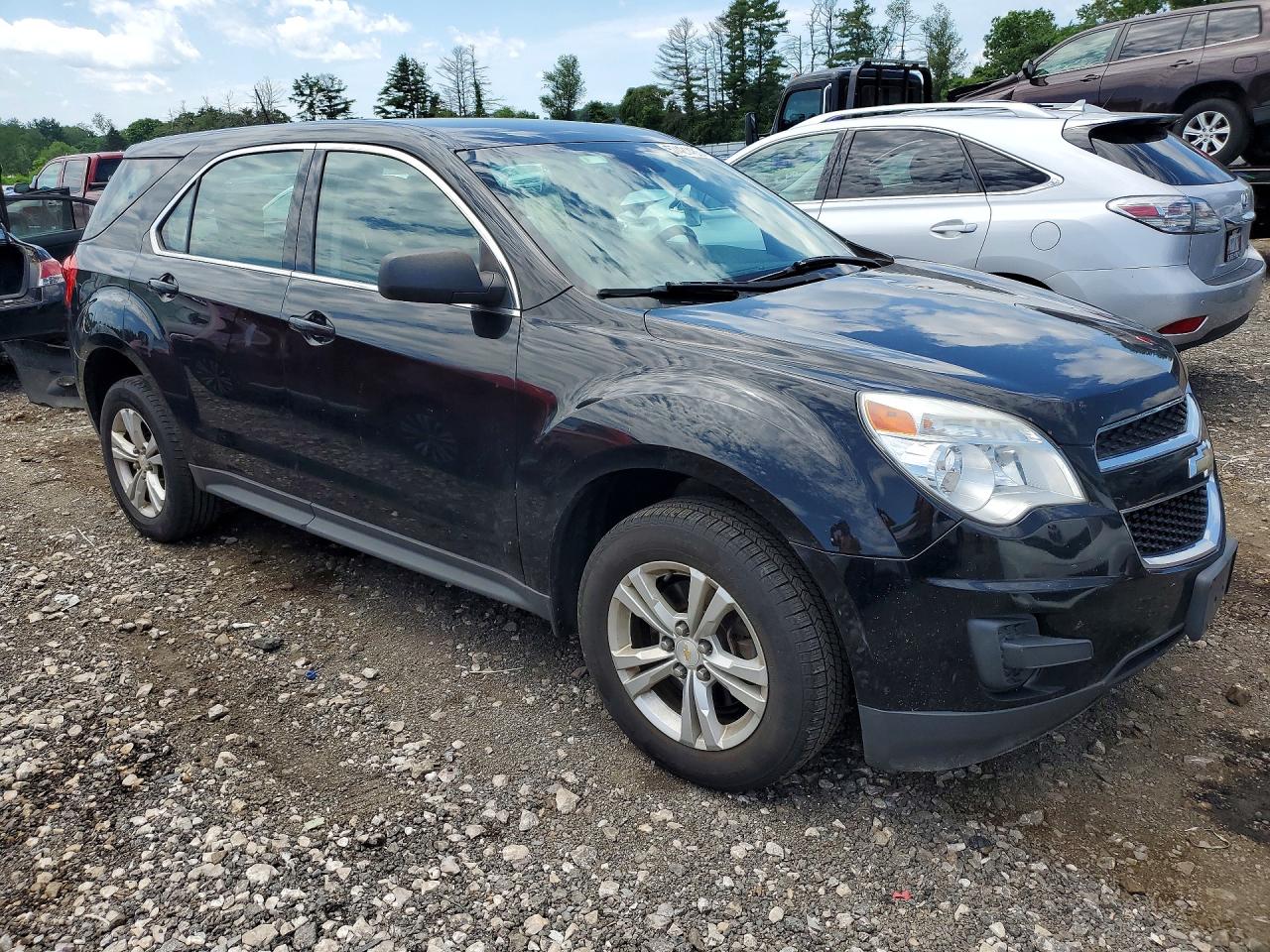 2015 Chevrolet Equinox Ls Black vin: 2GNFLEEK9F6183348