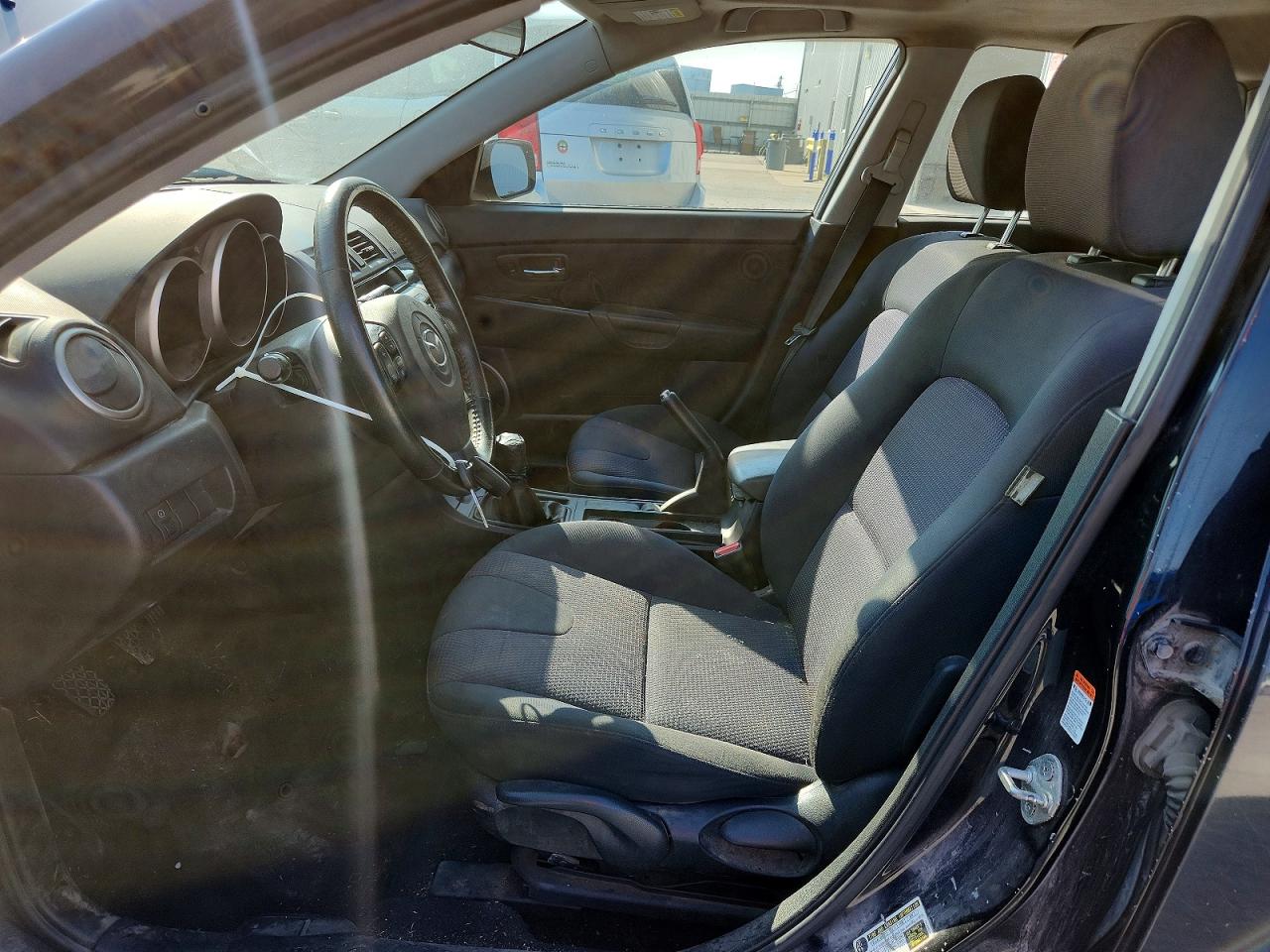 2008 Mazda 3 Hatchback Black vin: JM1BK344281112600