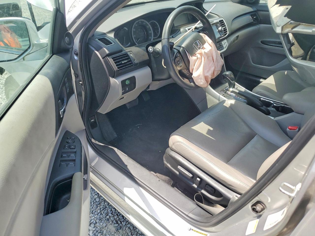 2015 Honda Accord Exl Silver vin: 1HGCR3F87FA012328