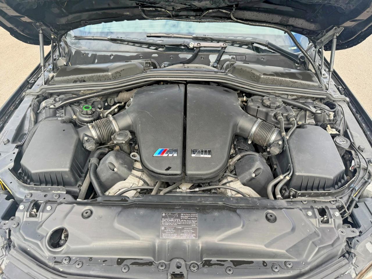 2006 Bmw M5 Black vin: WBSNB93576B583796