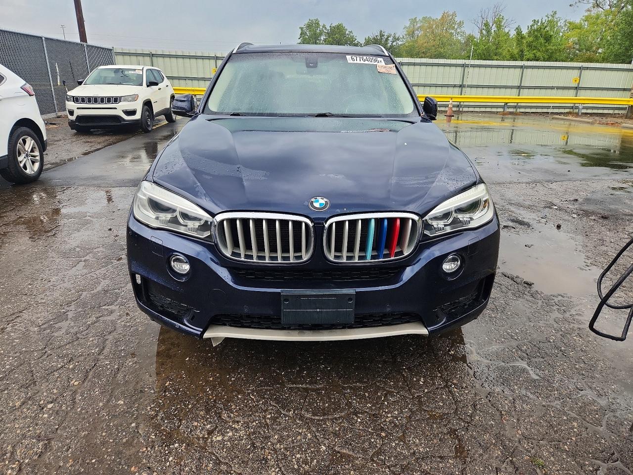 2015 Bmw X5 Xdrive35i Blue vin: 5UXKR0C54F0K65954