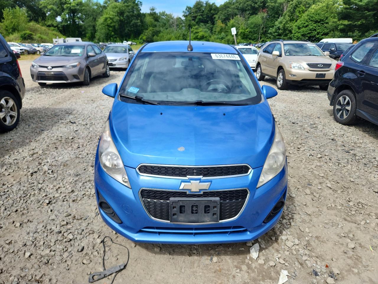 2014 Chevrolet Spark 1lt Blue vin: KL8CD6S96EC468426
