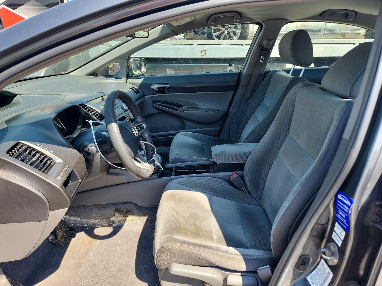 2009 Honda Civic Lx Gray vin: 2HGFA16589H538911
