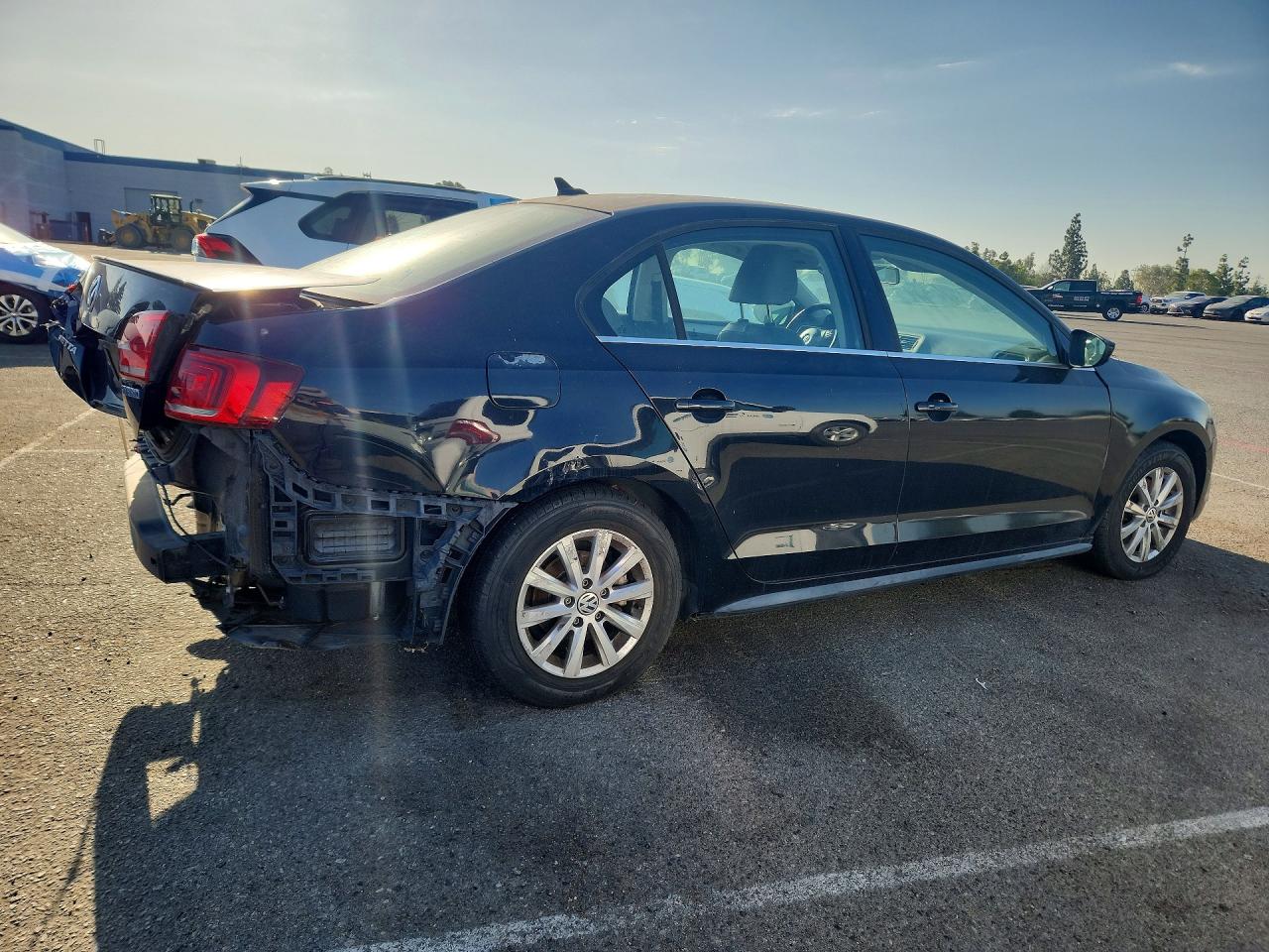 2014 Volkswagen Jetta Hybrid Black vin: 3VW637AJ9EM210048