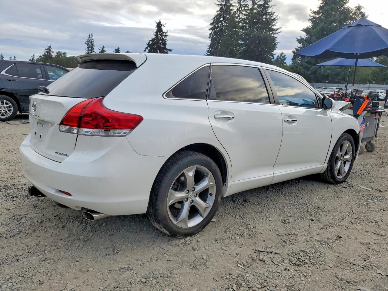 2012 Toyota Venza Xle White vin: 4T3BK3BB1CU068116