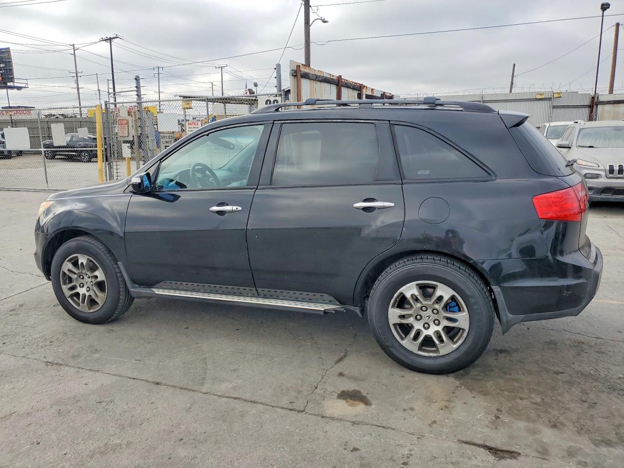 2007 Acura Mdx Technology Black vin: 2HNYD283X7H508459