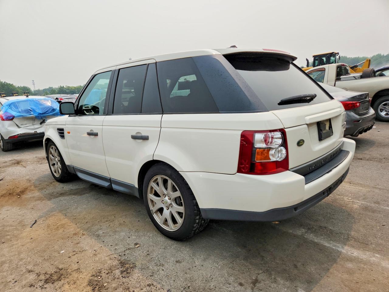 2008 Land Rover Range Rover Sport Hse White vin: SALSK25458A175658