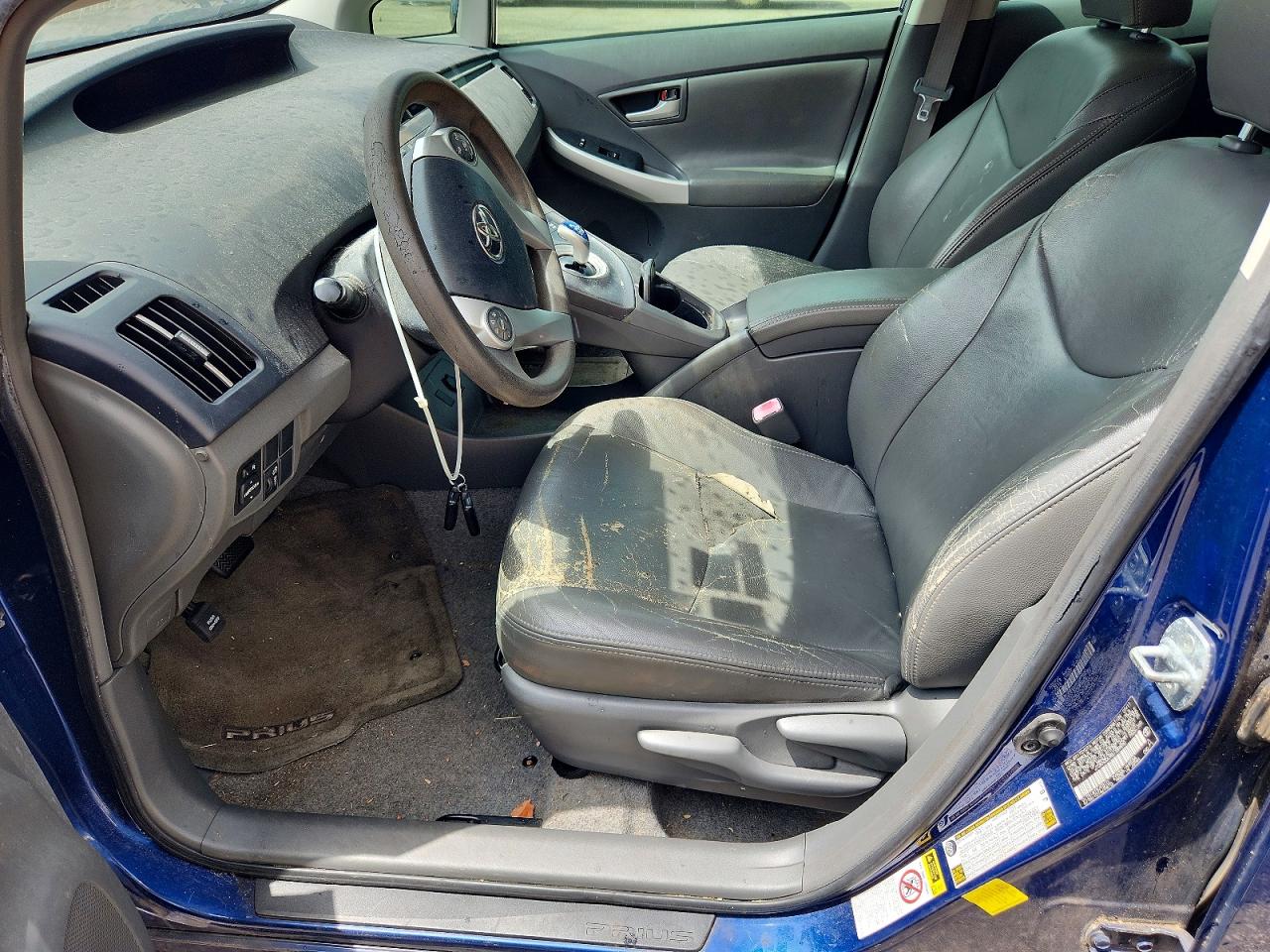 2011 Toyota Prius Two Синий vin: JTDKN3DU9B1389890