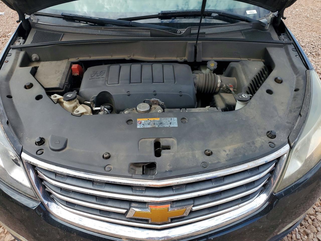 2014 Chevrolet Traverse Ltz Черный vin: 1GNKVJKD5EJ333707