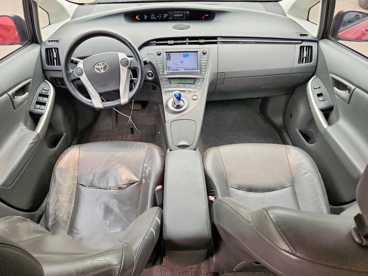 2010 Toyota Prius Iv Red vin: JTDKN3DU4A0050572