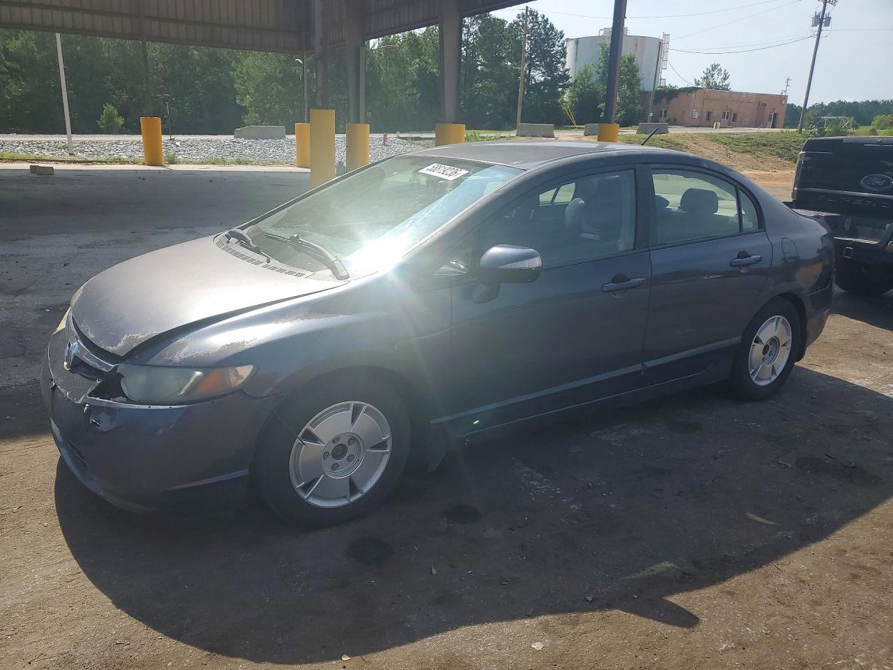 2008 Honda Civic Hybrid Blue vin: JHMFA36228S017611