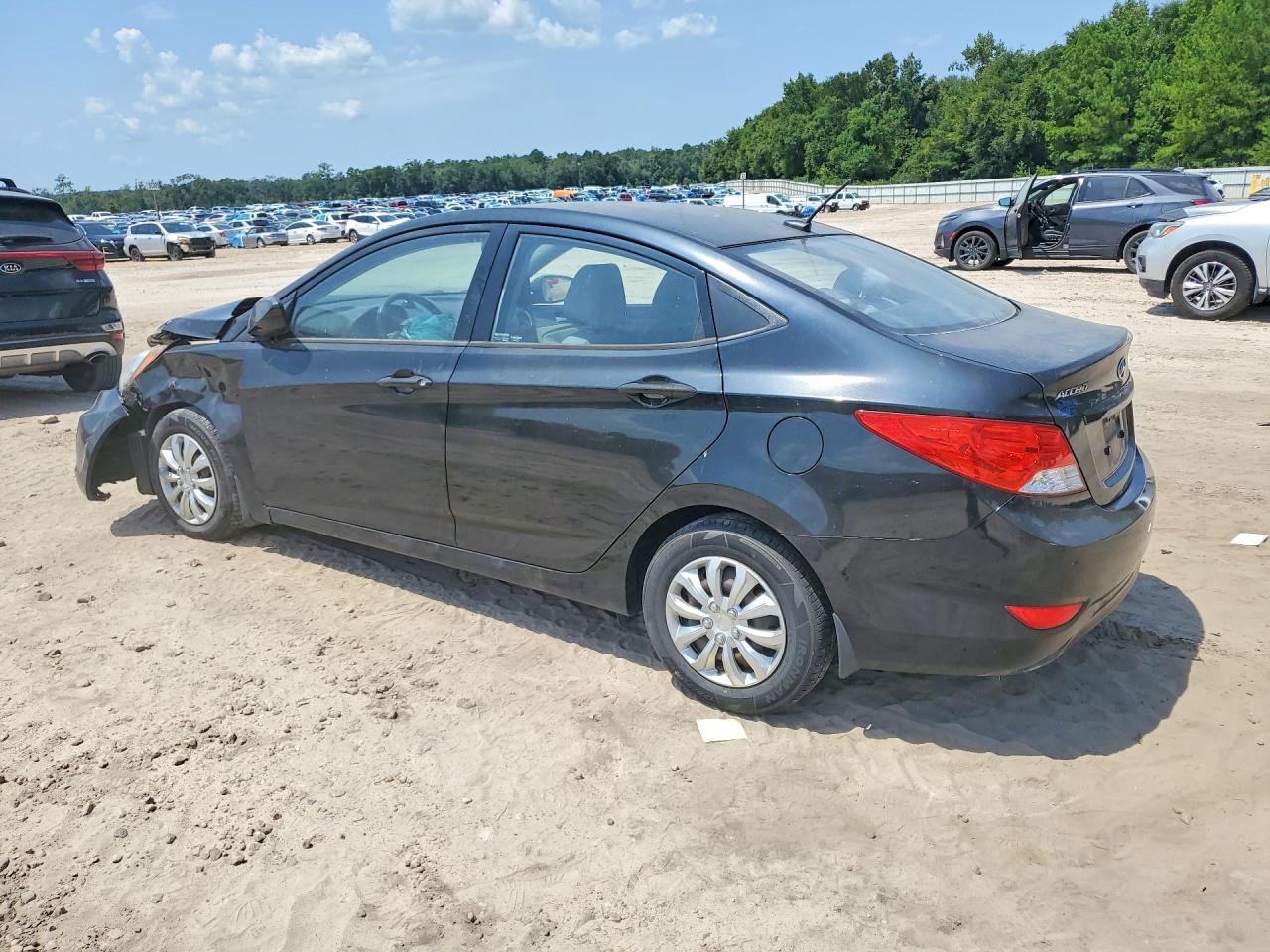 2014 Hyundai Accent Gls Black vin: KMHCT4AE6EU719934