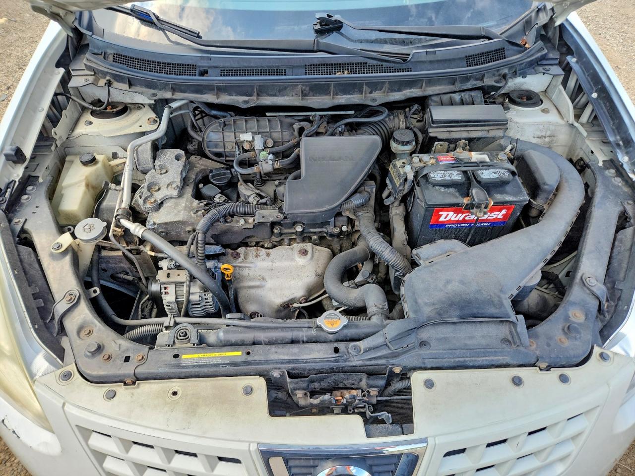 2010 Nissan Rogue S White vin: JN8AS5MV8AW119337