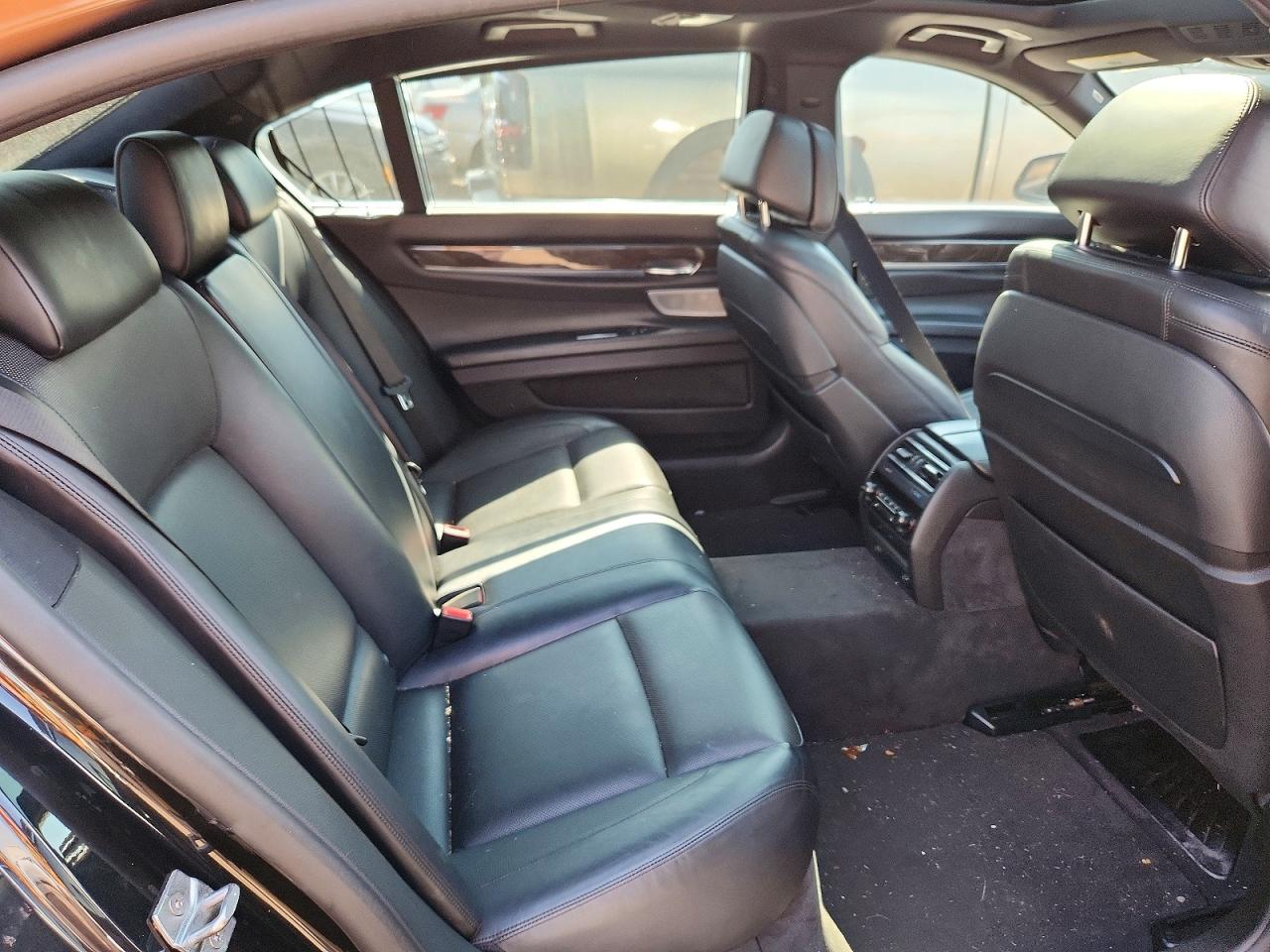 2013 Bmw 750 Lxi Black vin: WBAYF8C58DD139716