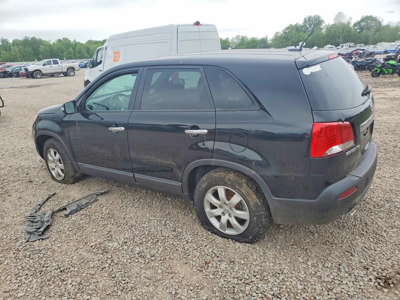2012 Kia Sorento Lx Black vin: 5XYKT3A18CG246947