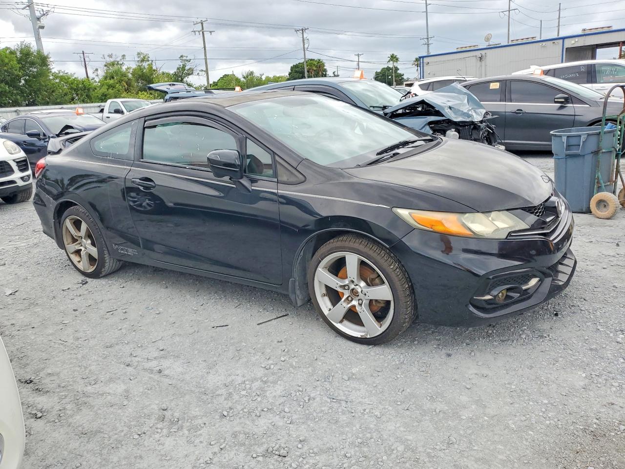 2015 Honda Civic Si Black vin: 2HGFG4A54FH703498