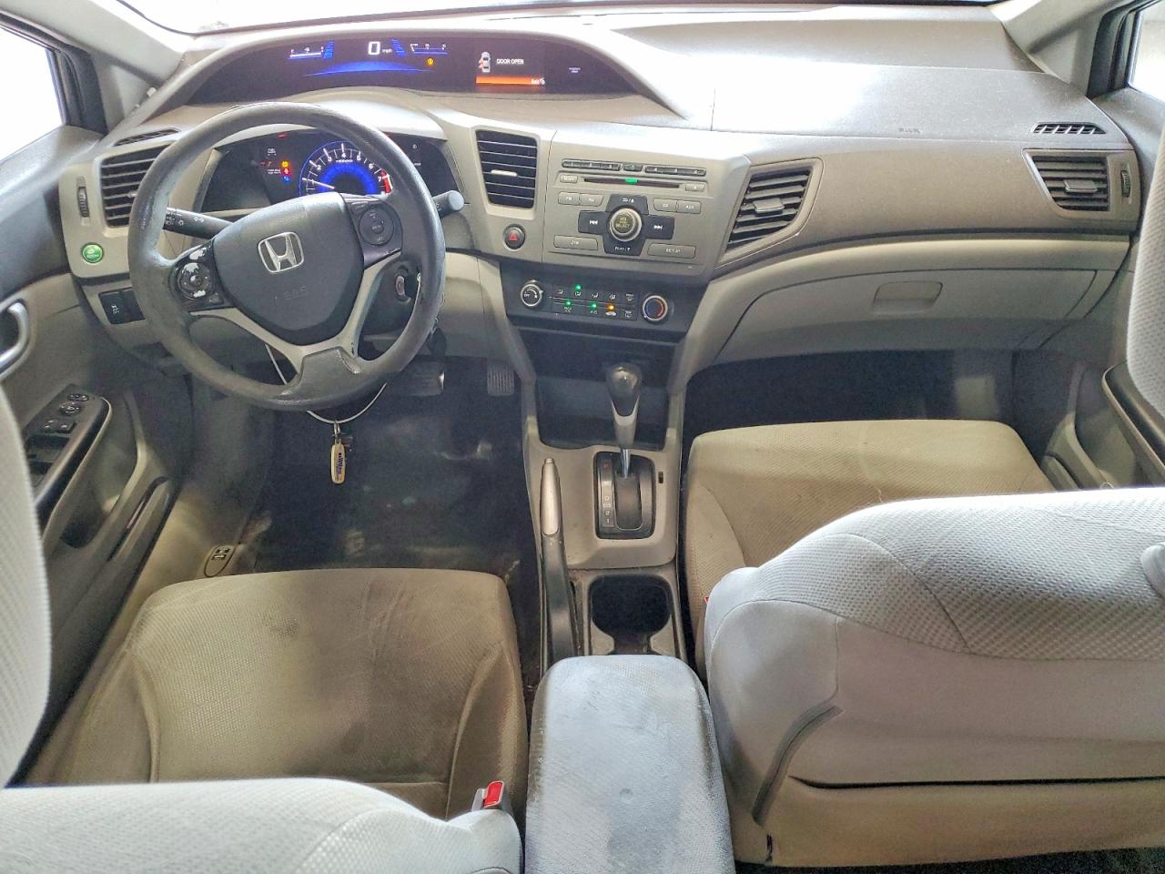 2012 Honda Civic Lx Серый vin: 2HGFB2F50CH300268