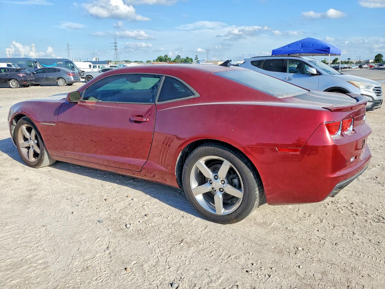 2010 Chevrolet Camaro Burgundy vin: 2G1FC1EV8A9197897