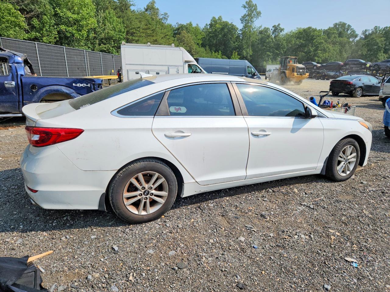 2015 Hyundai Sonata Se White vin: 5NPE24AF7FH205062