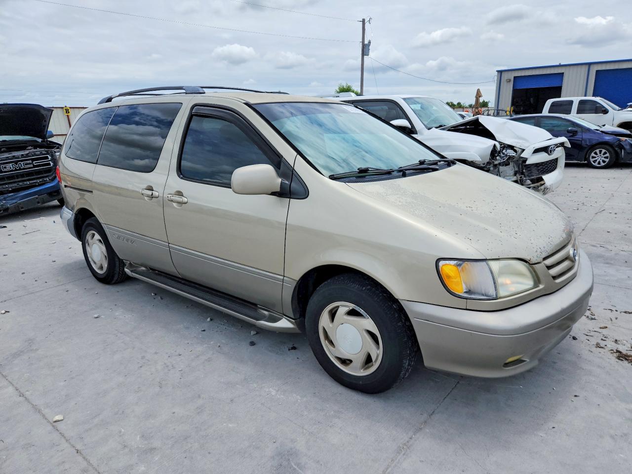 2001 Toyota Sienna Xle Gold vin: 4T3ZF13C91U370829