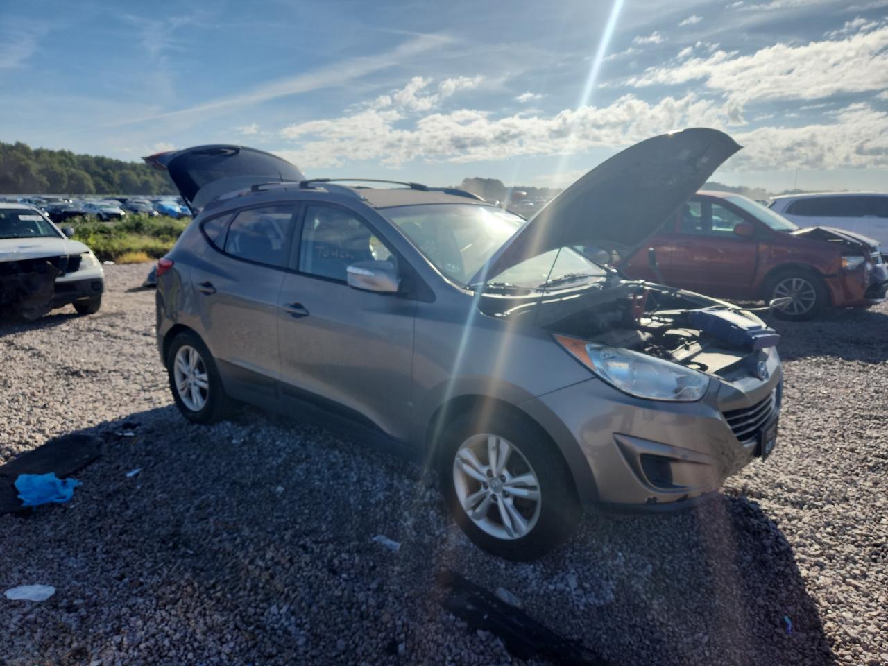2012 Hyundai Tucson Gls Серебряный vin: KM8JU3AC2CU375853