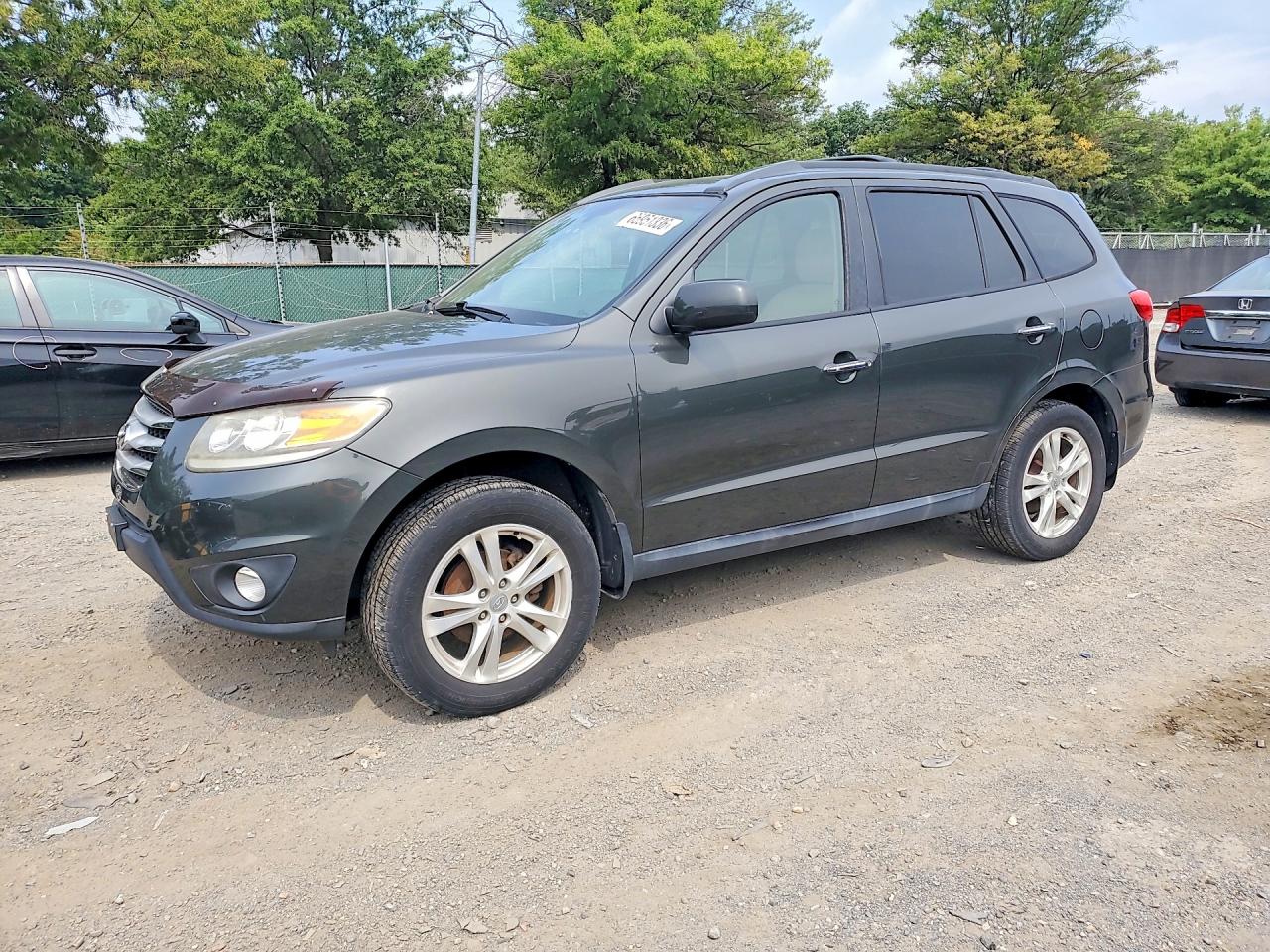 2012 Hyundai Santa Fe Limited Charcoal vin: 5XYZK3AB9CG112636